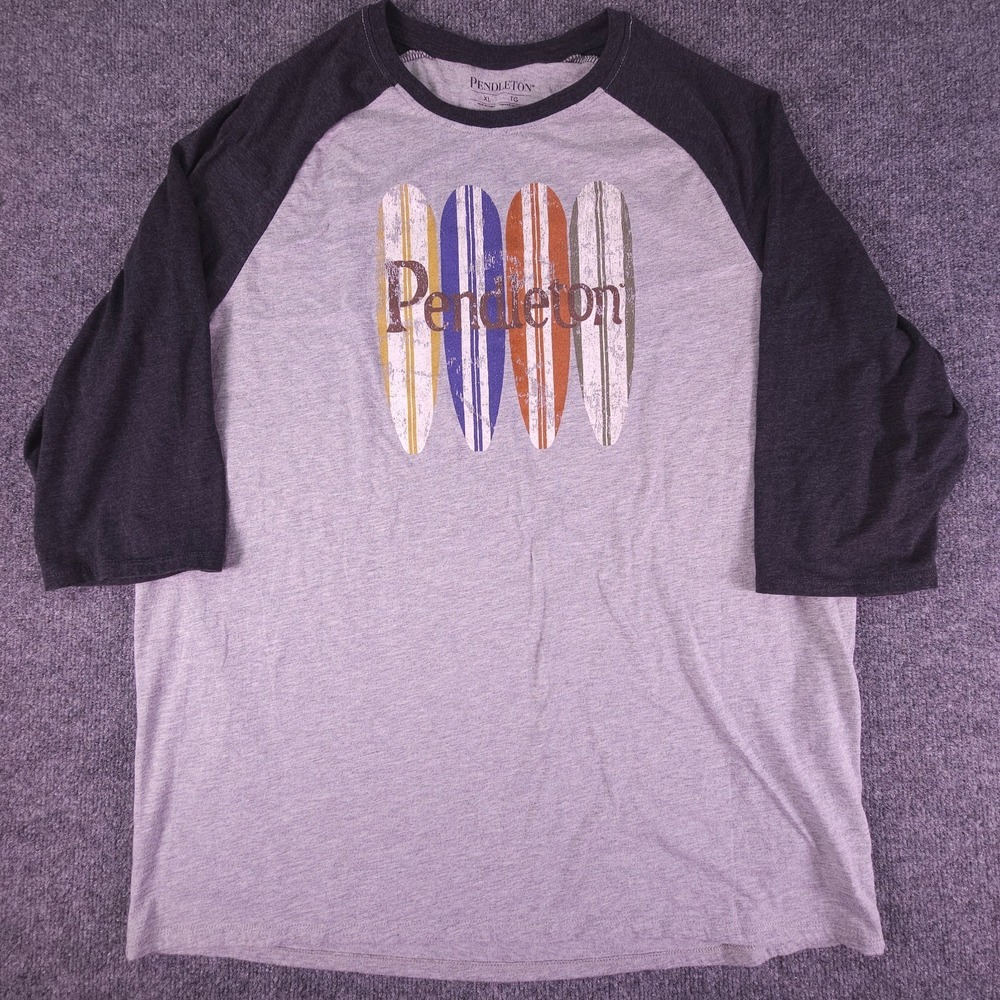 Pendleton Surfboard 3/4 Sleeve Tshirt Women's‎ Size XL Surf Outdoors Active